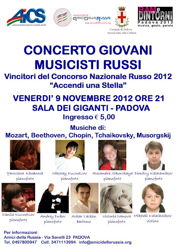 VI Tournee 2013 giovani talenti russi