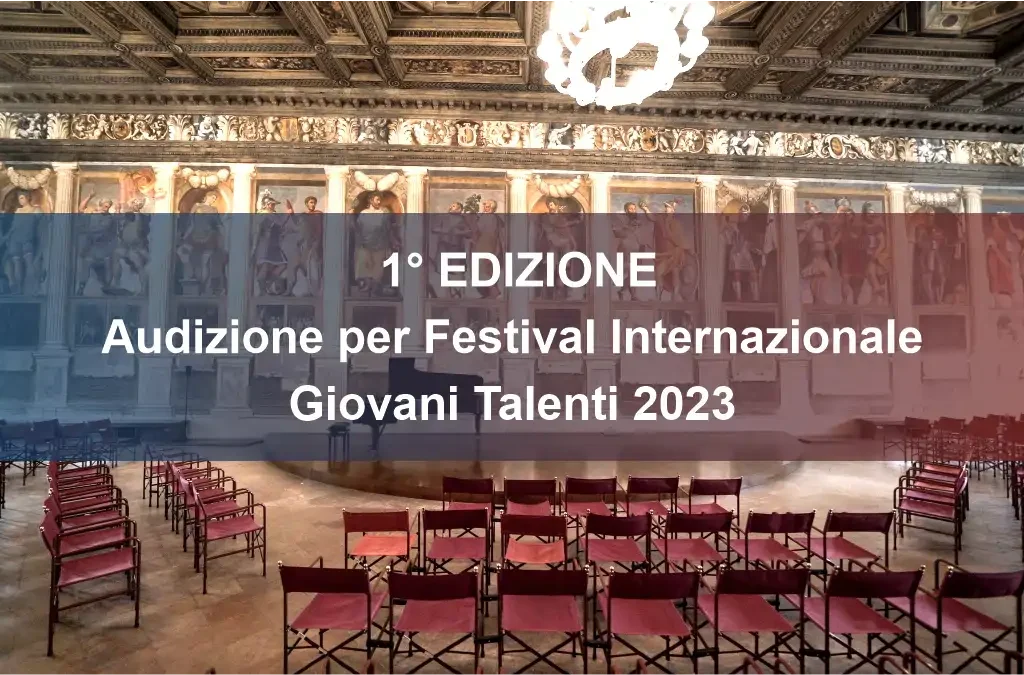 1° Edizione - Audizioni 2023