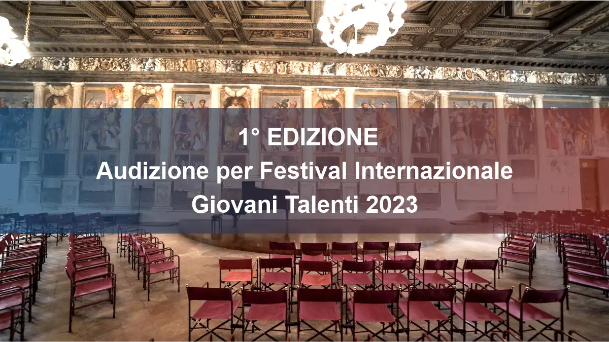 1° Edizione - Audizioni 2023